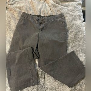 Women's size 16 Lee black denim wide leg. No gap waist band.